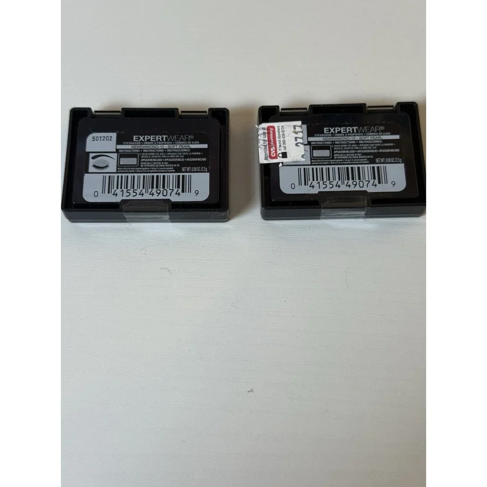 2 Pack Maybelline New York Expert Wear Eyeshadow Singles 10S Soft Pearl 0.08 OZ‎